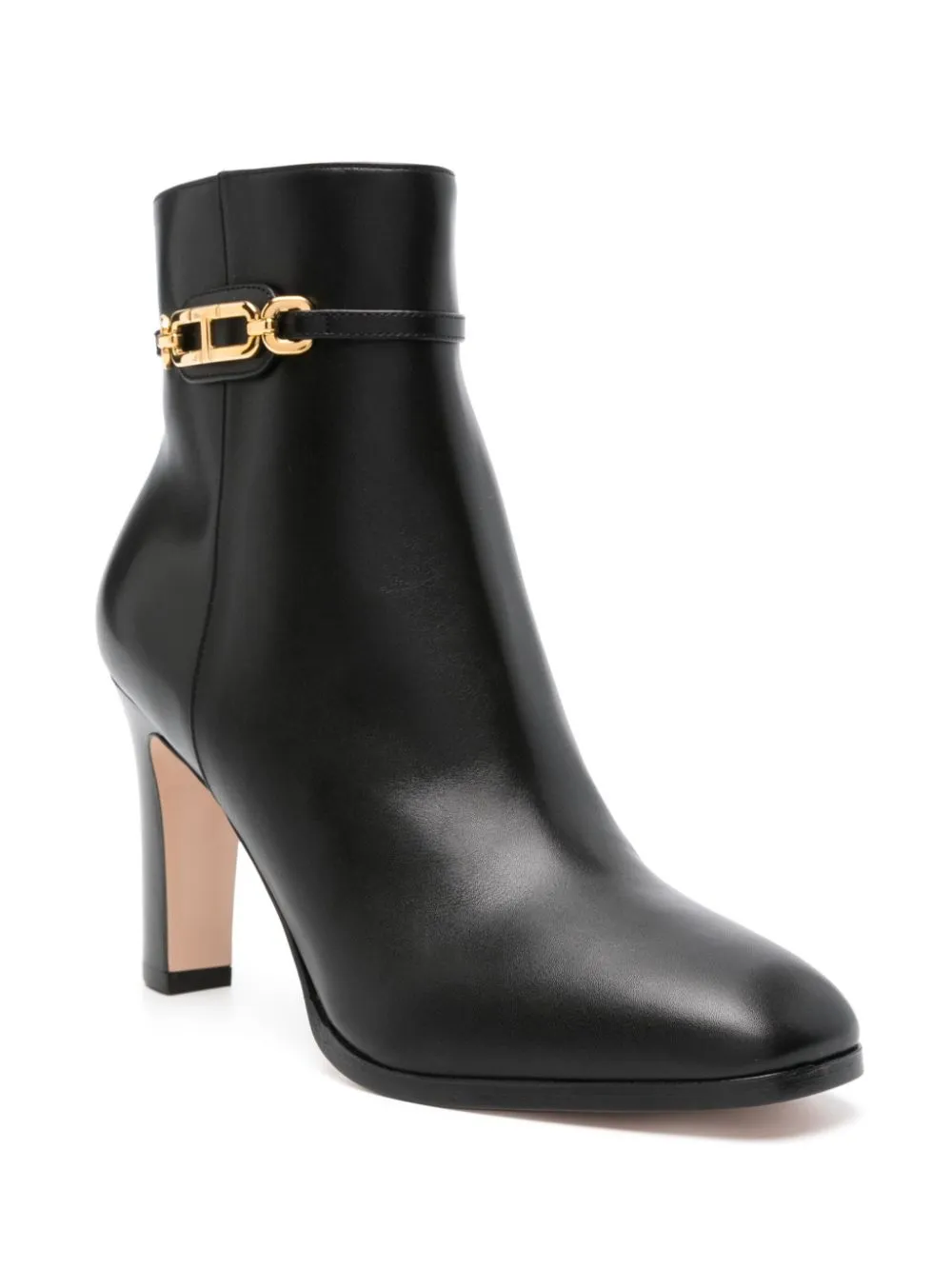 WHITNEY LEATHER HEEL BOOTS