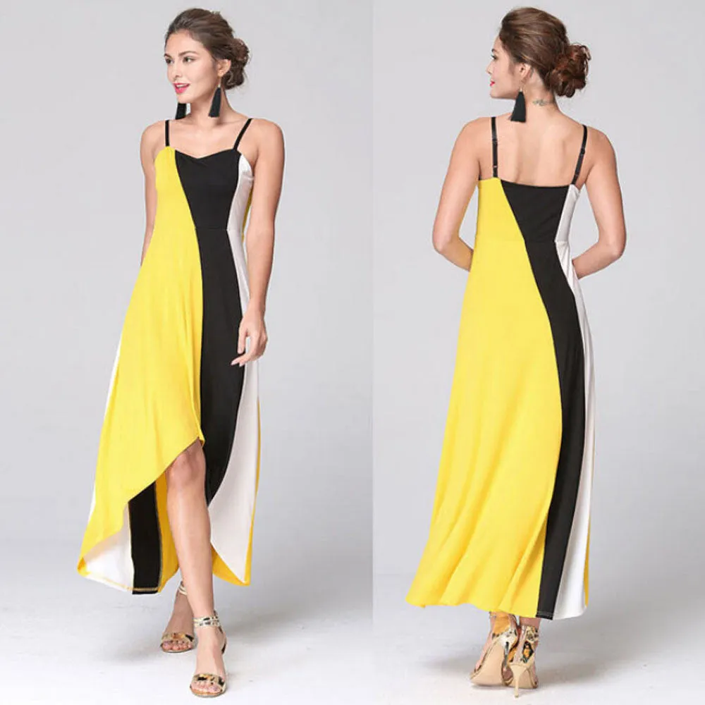 Women's Bohemian Boho Beach Long Maxi Dress Party Dresses Big Size Robe Sale Feida