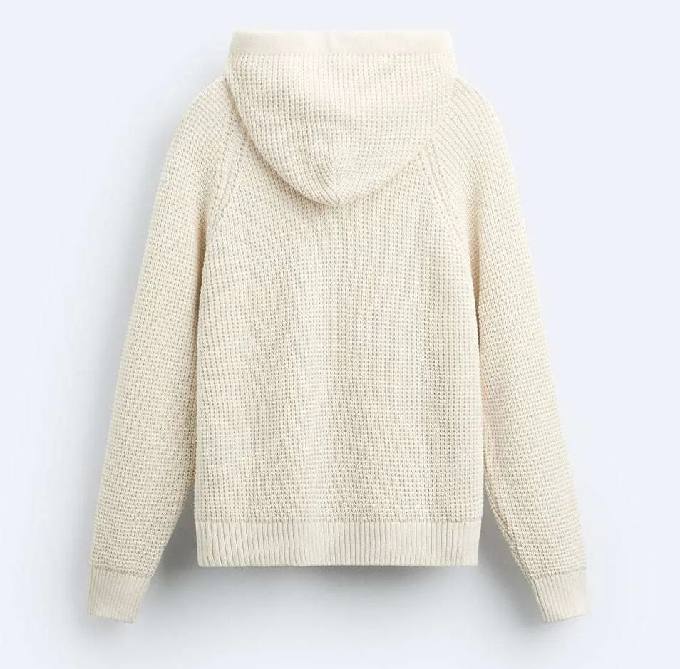 ZARA  |Long Sleeves Plain Hoodies